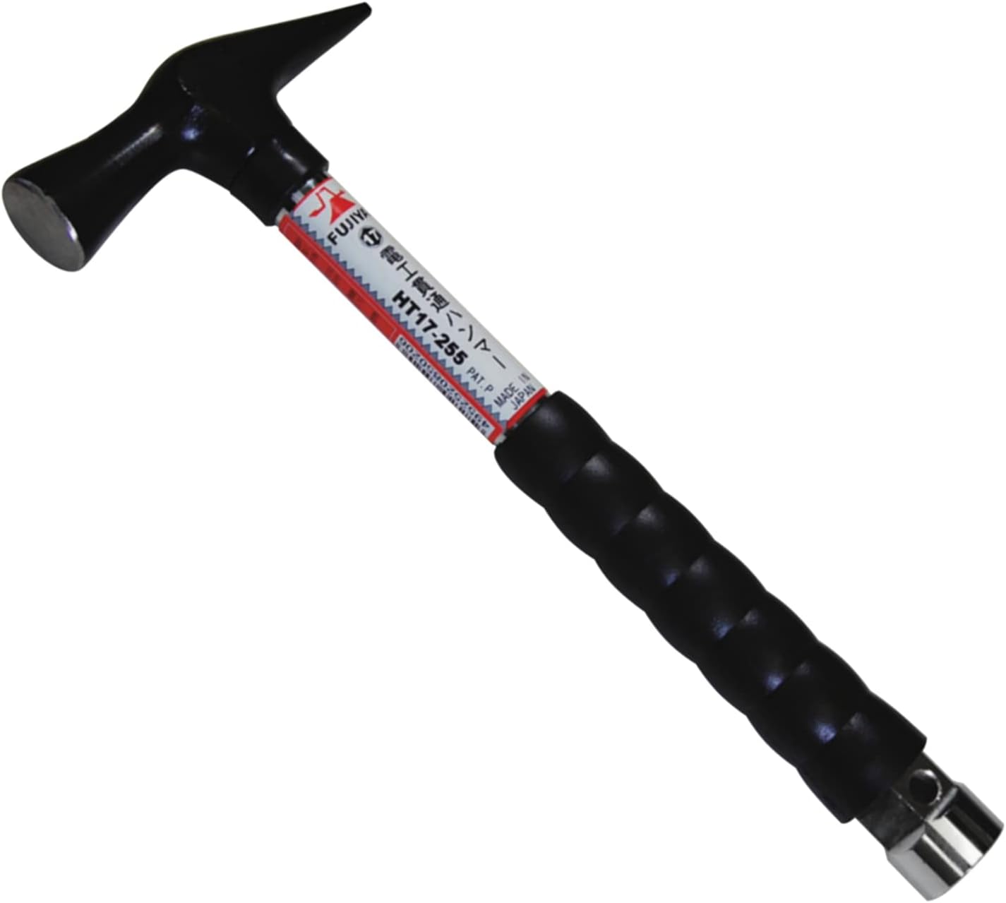 Fujiya HT17-255 Penetrating Hammer (All Thread Penetration Type), 10.0 inches (255 mm), Black