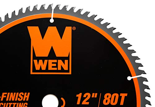 WEN BL1280 12-Inch 80-Tooth Fine-Finish Professional Woodworking Saw Blade for Miter Saws and Table Saws Alternate view