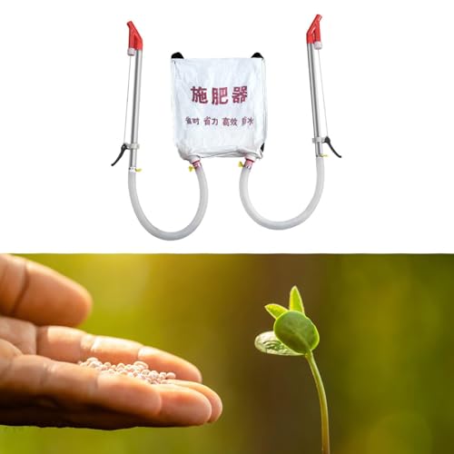 Fertilizadora manual con mochila y bolsa tejida 48x44cm miniatura 4