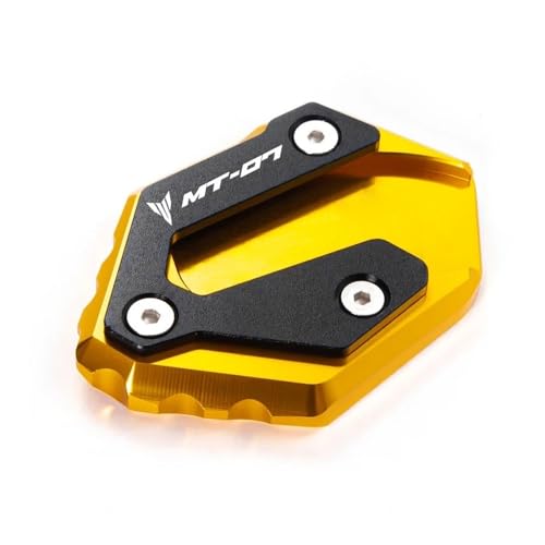 Support latéral de moto béquille d'extension MT07 contre l'enfoncement