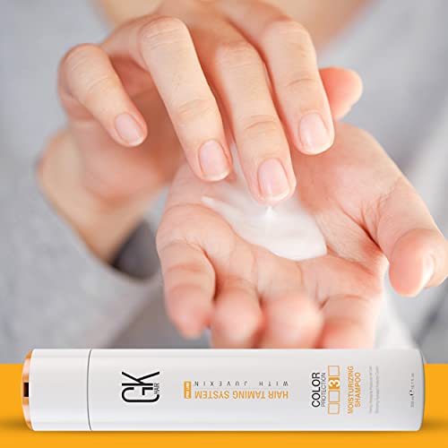 Gk Hair Global Keratin Moisturizing Shampoo (10.1 Fl Oz/300Ml) For Hydrating Color Protection Dry Damage Curly Frizzy Thinning Color Treated Hair Repair Organic Paraben Sulfate Free All Hair Types #TOP3