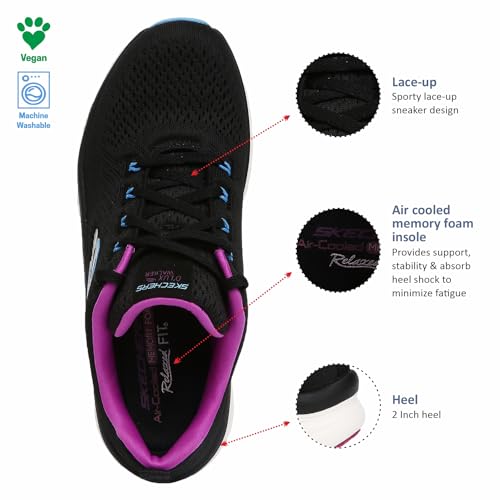 Image of Skechers Womens D'LUX Walker-Fresh Finesse Slip-on Walking Shoes