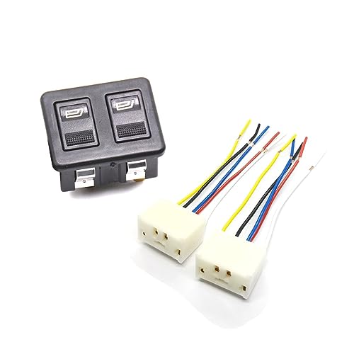 Interrupteurs de lève-vitre 5 broches prise bouton commande vitre électrique voiture