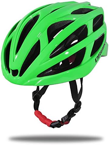 DRBIKE Bike Helmet with Lightweight PC Shell/Soft Replacable EPS Liner/Adjustable Strap and Dial, Adjustable Cycling/Bicycle Helmet for Road/Mountain/BMX Men/Women/Youth, Green