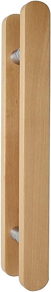 Flat Shape Bar | Solid Wood Door Pull Handles | Modern Commercial Entry Door Handle | Glass Sliding Barn Door Pull Handle | Entrance Door Interior Exterior Pull Push Handle