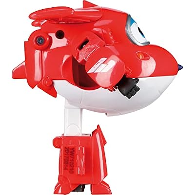 Super Wings Jett 5' Transforming Character Easy Transformation Character Preschool Kids Toys for 3+ Year Old Boys Girls