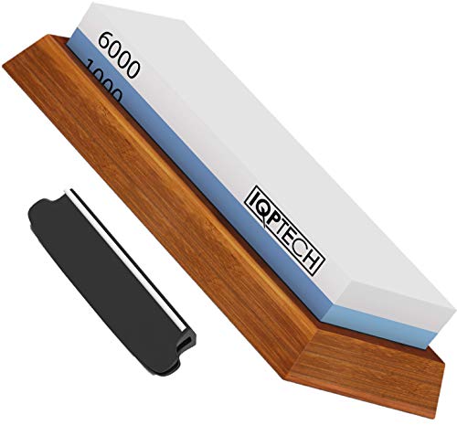 Knife Sharpening Stone Set by IQPTech - Bring all Blade Types Back to