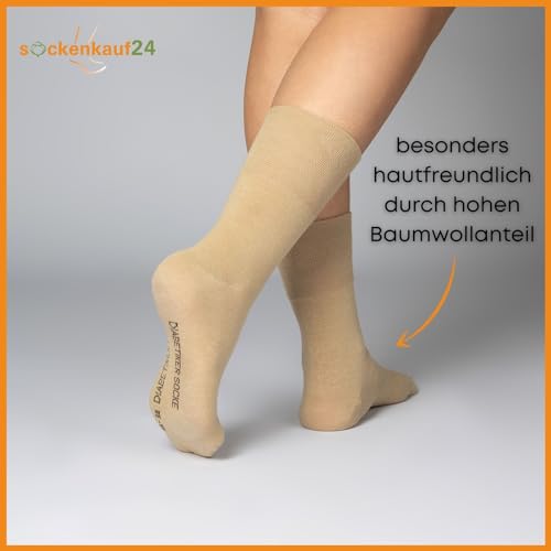 Diabetikersocken ohne Gummi und Naht für optimalen Komfort