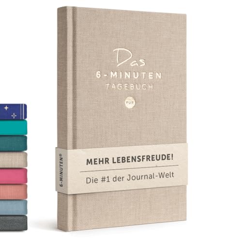 6-Minuten Tagebuch für Erwachsene 2025 (Das Original) - Dankbarkeitstagebuch, Wissenschaftlich Fundiertes Journal Buch - Achtsamkeitstagebuch für Mehr Resilienz & Selbstliebe 6-Minuten Tagebuch für Erwachsene 2025 (Das Original) - Dankbarkeitstagebuch, Wissenschaftlich Fundiertes Journal Buch - Achtsamkeitstagebuch für Mehr Resilienz & Selbstliebe