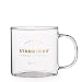 Starbucks Seattle Pike Place Heritage Glass Mug, 18 fl oz