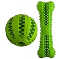 Emporium Pets Dog Dental Chew Toy With Rubber Dental Ball, Dog Teeth Cleaning, Dog Chew Toy, Dog Teeth Cleaning Products, Dog Toys For Small to Medium Dogs
