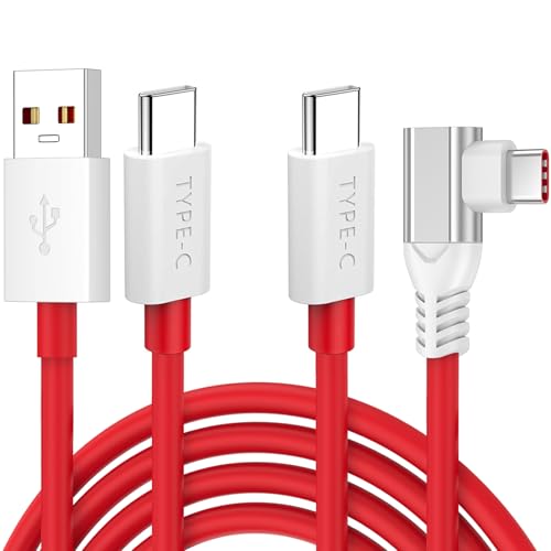 Jelanry 2-Pack 6FT USB C Cable, 120W/80W/65W, Fast Charging