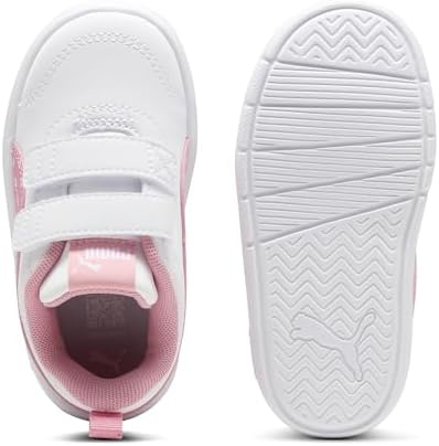 Puma Beyaz Bebek Yürüyüş Ayakkabısı Courtflex V3 Dotty V Inf P, 27, 398759, White Pinkscape Silver Mist Pi, Üniseks bebek - Görsel 5