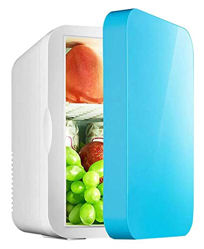PBQWER Mini Fridge 6L Cooler Small Fridge Portable AC/DC Mini Refrigerator for Car and Home, Thermoe