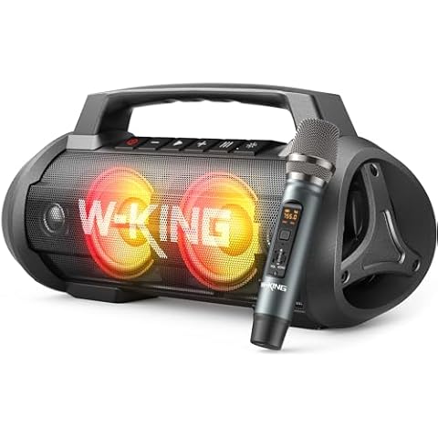 W-KING D10 Portable Bluetooth Speaker with Microphone Cover
