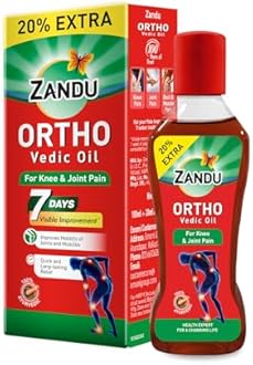 Zandu Ortho Vedic Oil | Ayurvedic Oil for Joint Pain, Muscle Pain, Osteoarthritis | Visible improvement in 7 days, 50ml