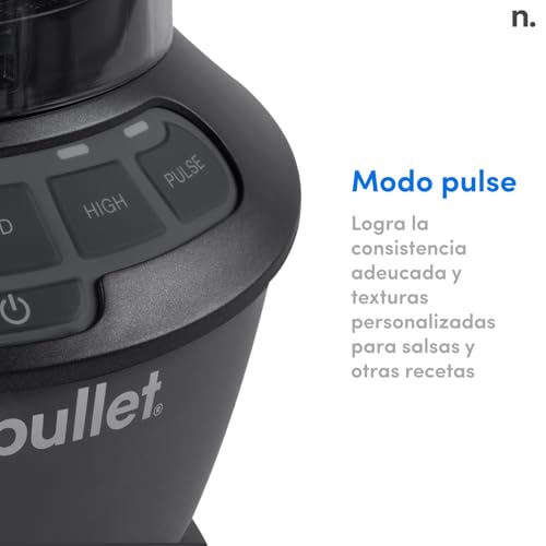 Batidora multifuncional de vaso nutribullet Blender Combo NBF500DG de 1200 W 6