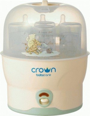 Mummamia Crown Pooh Bear 6 Bottles Automatic Steam Steamer & Sterelizer - 6 Slots