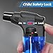 Torch Lighters 5 Pack Butane Refillable Jet Flame Torch Lighter Multi Utility Lighter Blow Windproof Torch for Candle Fireplace Camping Grill BBQ(Fuel Not Included)