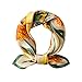 100% Real Mulberry Silk Scarf -21' x 21'-Lightweight Small Square Neckerchief Hair Scarf for Sleeping with Gift Packed