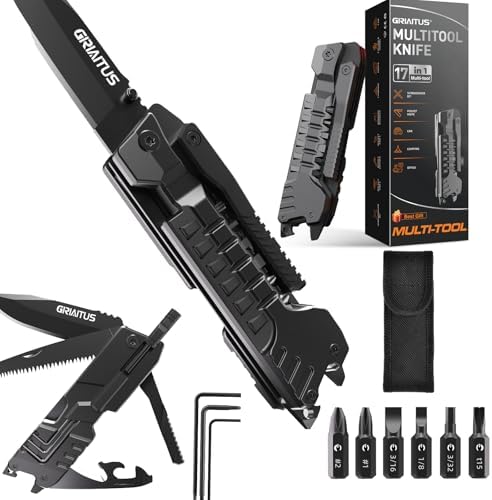 Camping Accessories 17In1 Multi Tool Gifts for Men Birthday Gifts...