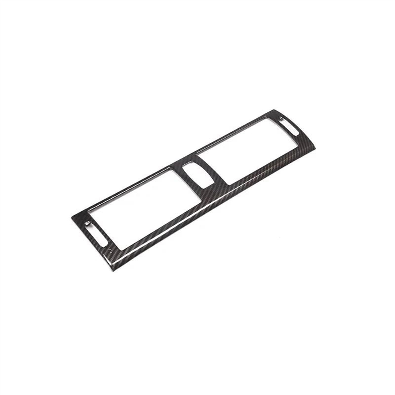 Piwine Carbon Fiber Abs Car Central Control Air Conditioning Outlet Frame Decoration Sticker For X5 E70 X6 E71 2008-2013