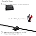 Ninonly Clips de Cable 3M Adhesivo 200 pcs Grapas para Cable Organizador...