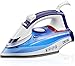 Deik Iron, Steam Iron, Anti-Calc Non-Stick Ceramic Soleplate Iron with Self-Cleaning Function, Variable Temperature, Steam Control, Steam Boost Control up to 25g / min, White/Blue