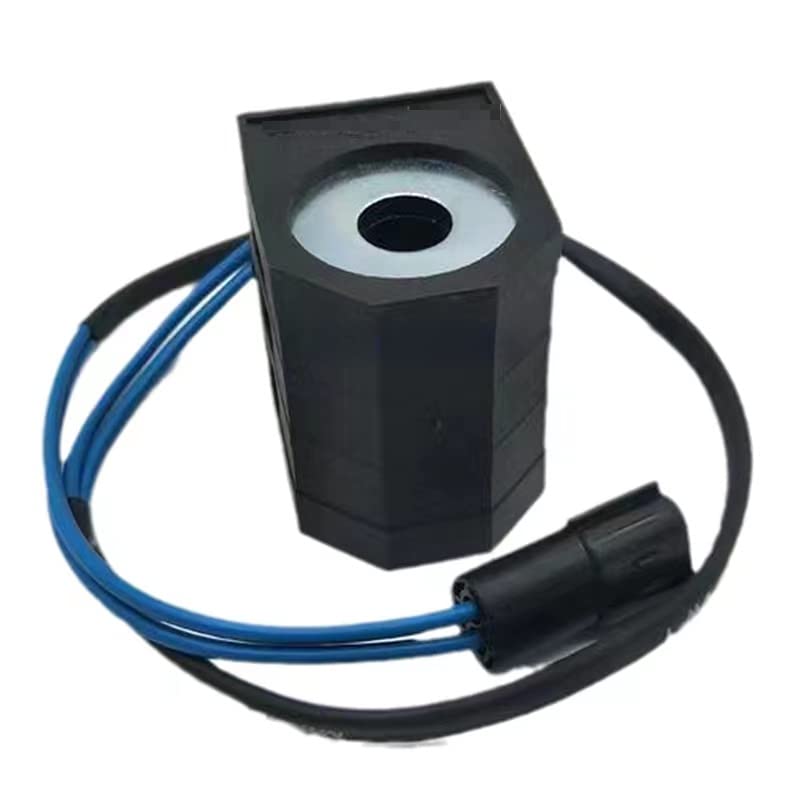 Reparar fallo hidráulico en excavadora 220-5 con bobina solenoide 24V de 13mm