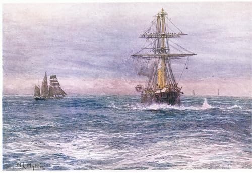 Tableau Toile le Vieil Invincible : Déco Murale Marine 60x90cm pour Bureau et Salon