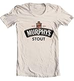 100% cotton Murphy\'s Irish Stout T Shirt Men\'s Regular fit tan Graphic Tee Shirt