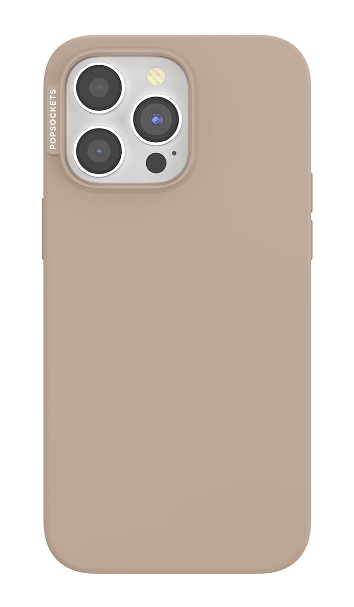 PopSockets iPhone 15 Pro Max Phone Case w/MagSafe- Latte