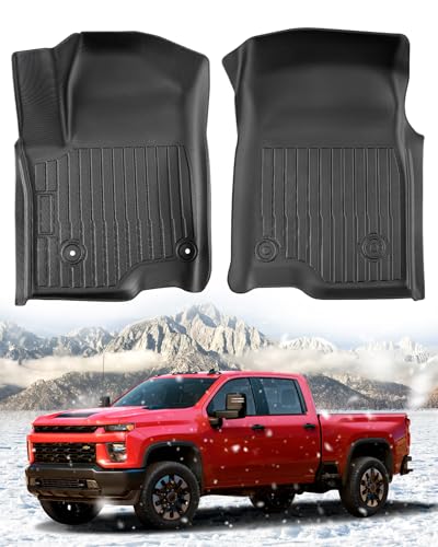 Floor Mats for Chevy Silverado Sierra: 2019-2026 1500 2500HD 3500HD