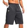 G Gradual Men’s Athletic Shorts with Pockets 9″ / 11″ Long Basketball Shorts Lightweight Quick Dry Gym Workout Shorts for Men