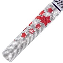 for Universal Wireless Handheld: Bling rose golden crystal with inside soft liner (Mic NOT Included), with flexible material, length 7.5'' inch (19.05 CM), fit for universal wireless transmitter handheld handle's diameter of D1.4 - 1.7 inches, perfec...