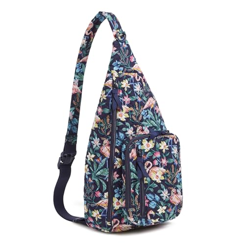 Image of Vera Bradley Women's Cotton Sling Backpack Bookbag