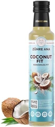 Zühre Ana Coconut Fit Getränk mit Kokosaroma – Tropischer Geschmack, vielseitig verwendbar, ideal für Getränke, Smoothies & Rezepte – 250 ml