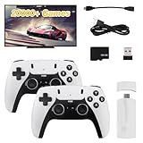 Gobesty Retro Konsole, Retro Game Stick 4K TV Spielekonsole 128GB 20000+ Spiele, HDMI 4K, USB 2.4 g Wireless Controller Game Stick Videospielkonsole Plug and Play, 2 Bluetooth Gamepads, 9 Emulatoren