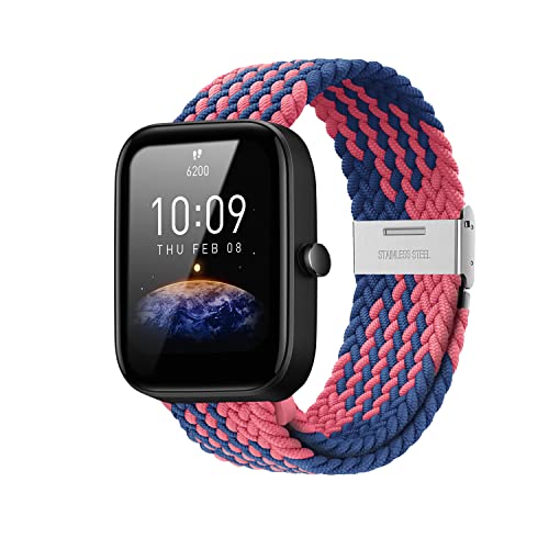 Niboow 20mm Strap for Amazfit T-Rex 3 Pro 44mm/Active 2/Active/GTS 4/GTS 4 Mini/GTS 3/GTS 2 Mini