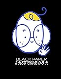 kafon wiki  BLACK PAPER SKETCHBOOK: Sketchbook for Doodling or Drawing -Black pages in side – Use with gel pens - blank pages - For Kids - For Boys or Grils - 100 pages - 8.5x11 inchs