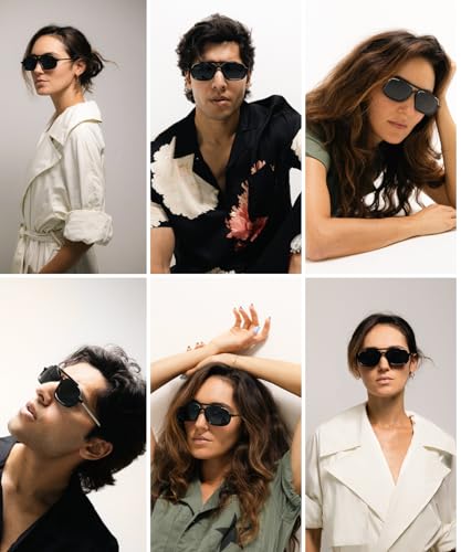 Blackburn Handmade Japanese Polarized Aviator Sunglasses for Men and Women 2025, Japanese Steel UV400 Protection4