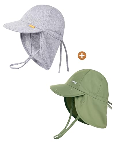 Image of Baby Sun hat with Neck Flap