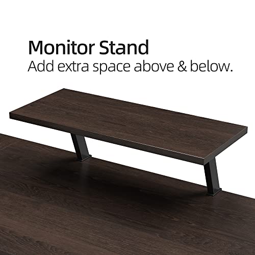 Somdot L Shaped Desk Corner Gaming And Computer Desk For Multiple Screens & Monitors For Home, Office, College, And Dorm, Easy Assembly, Black Walnut #TOP4