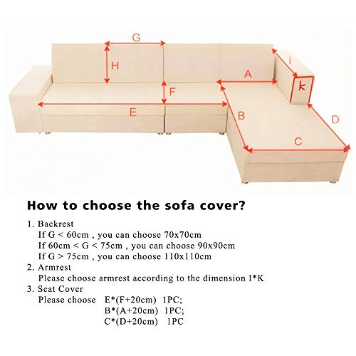 OKJK Slipcover,Sofa Cushion Non-Slip Modern Home Sofa Cover Four Seasons Universal@Green_90*180Cm(1Pcs)