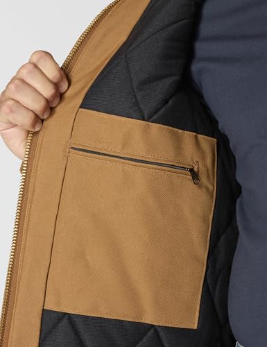 Carhartt Men's Iconic J140 Firm Duck Active Jac, Carhartt Brown, Large