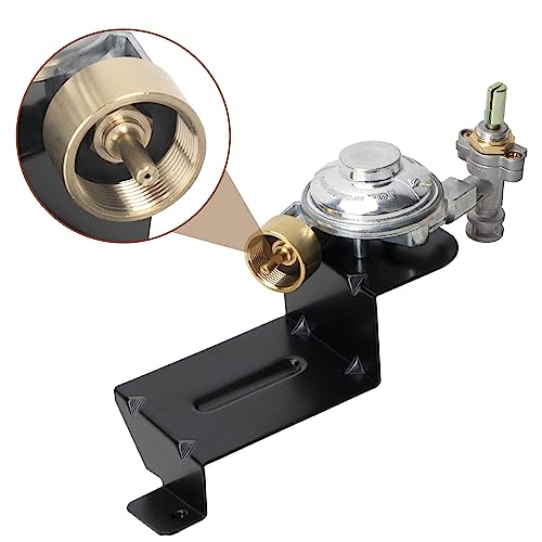 Outspark-80477-Gas-Grill-Valve-Regulator-for-Weber-Q100-Q120-Series-Gas-GrillGrill-Regulator-Replacement-Parts-for-Weber-386001-386002-516002-53060001-Baby-Q