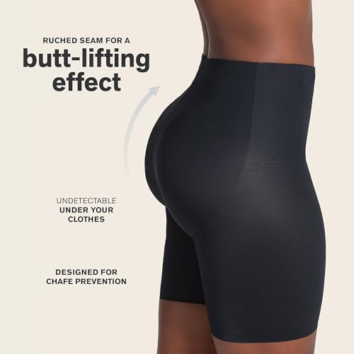 Leonisa Shapewear Shorts for Women Tummy Control, Airlift Midrise Body Shaper – Anti Chafing Butt Lifter Shaper Shorts3