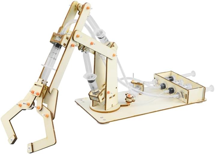 水圧式 ロボットアーム 工作キット 科学 小学生 子供 おもちゃ 圧力 ロボットハンド 自由研究 夏休み 冬休み 理科 科学 図工 プレゼント 知育玩具 モノづくり