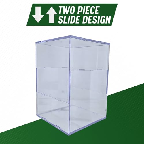 Collectible Supplies Softball Display Case | Acrylic Softball Cube | Clear Viewing Display Case to Protect Your Collection | Protection & Elegant Design Cube Storage (1 Cube)