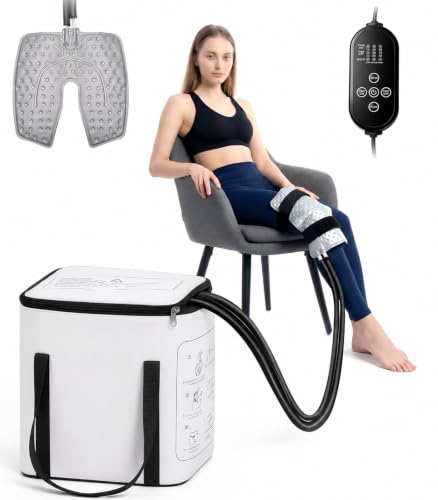 Image of Ice Machine for Knee After Surgery 15qt, Cold Therapy Machine 6-Level Timer | FSA Eligible HSA Knee Ice Machine, 3 Flow Rates, Leakproof, Ultra-Quiet Cryotherapy System for Knee Replacement Recovery
